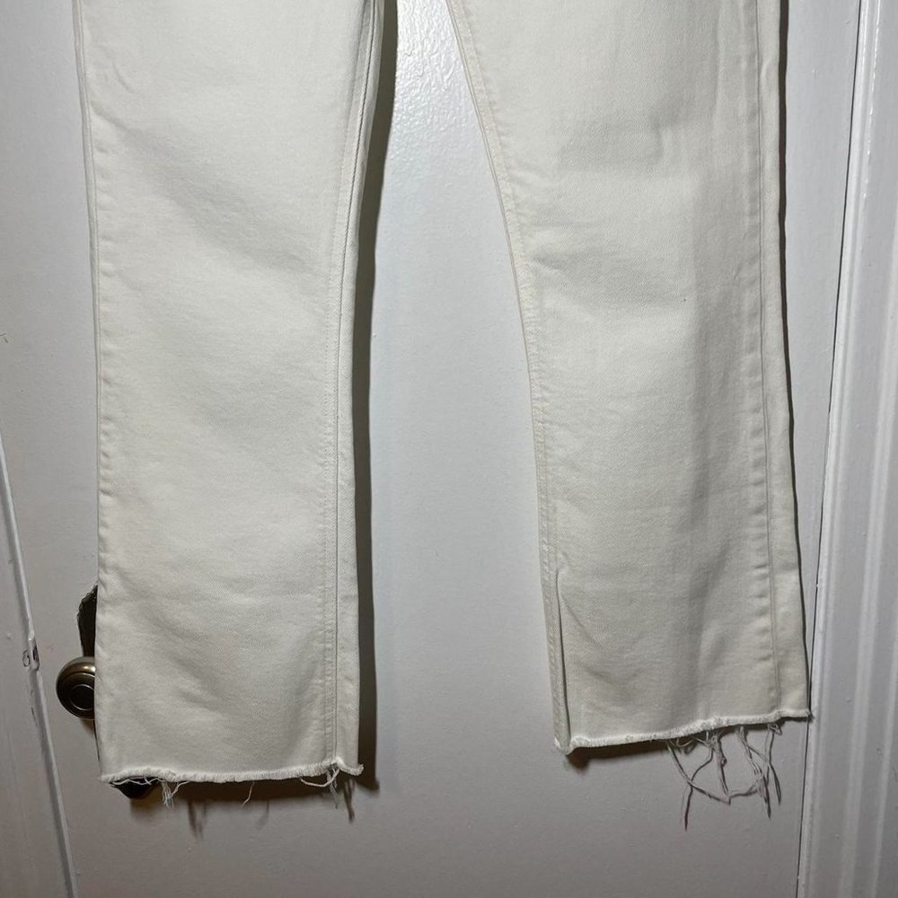Aritzia Denim Forum The Bailey Crop Flare Jean in A Little White Lie size 27 - Picture 9 of 12